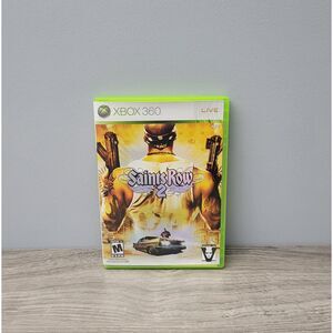 2008 Saints Row 2 Microsoft Xbox 360 Video Game with Case and Manual Untested